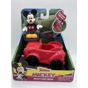 Disney Junior Mickey on the Move Vehicle Poseable Mickey Daily Driver NIB
